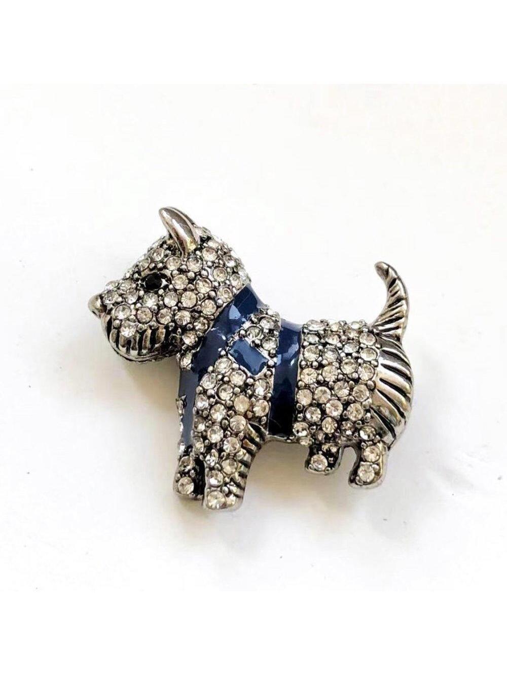 Maxmara Brooch Scottie Dog